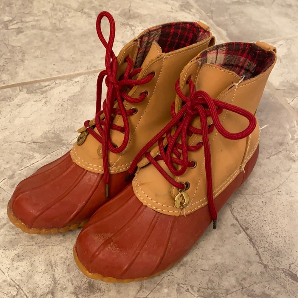 Sporto plaid lined boots